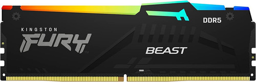 Memoria Ram Ddr5 Kingston Fury Beast Rgb 32gb 5200mt/s Cl40