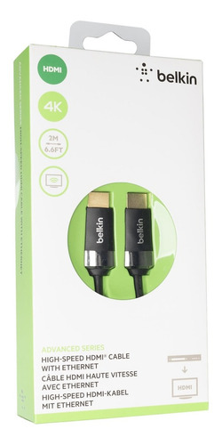 Imagen 4 de 6 de Cable Belkin Av10050bt2m Hdmi A Hdmi 2 Metros