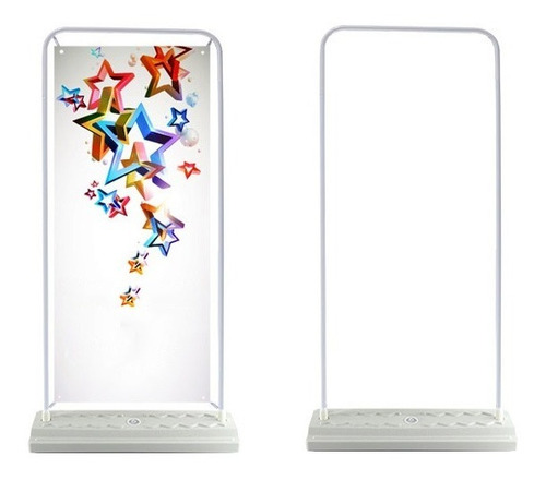 2pcs Banner Stand De Puerta Con Base De Agua 80 X 180cm