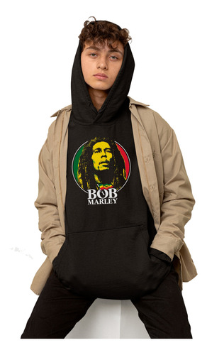 Sudadera Reggae Estampada Bob Marley Rastafary Nuevo Modelo