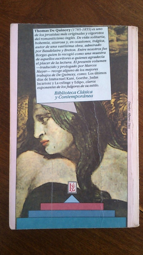 Imagen 3 de 3 de Seres Imaginarios Y Reales - Thomas De Quincey