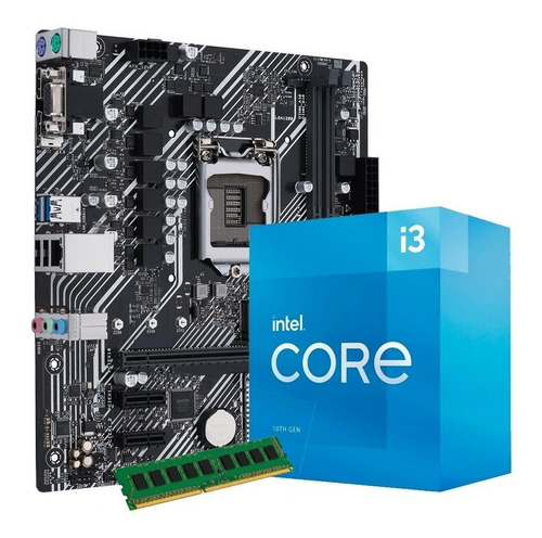 Actualizacion Combo Intel Core I3 10105 + 16gb + Mother