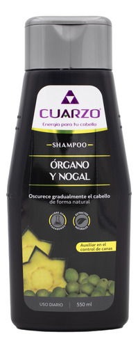 Shampoo Cuarzo Organo Y Nogal 550ml