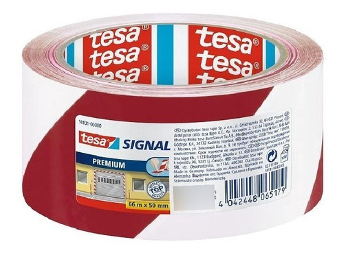 Demarcatoria Cebrada Tesa Signal Premium Rojo/bl 50mm X 66m.