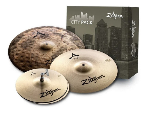 Kit De Pratos City Pack Series Zildjian 12'' 14'' 18''