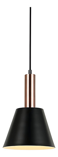 Lámpara Colgante En Negro Cobre 60w Zafra E27 Tecnolite