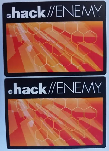 Cartas Colección Anime Hack Enemy Juego Rpg Manga Game Mesa