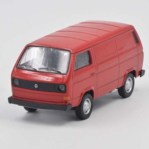 Volkswagen Transporter 3 Rojo Escala 1:36