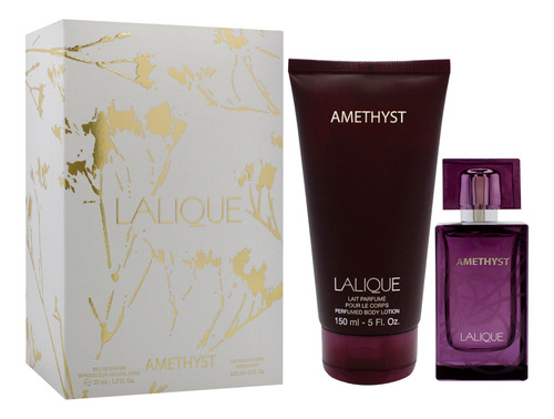Set De Regalo Lalique Amethyst Perfume, 50 Ml, Eau De Parfum