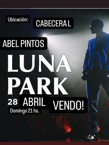 Abel Pintos Luna Park 28/04 Cabecera L