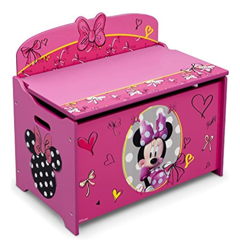 Delta Children - Caja De Juguetes De Lujo, Disney Minnie Mou
