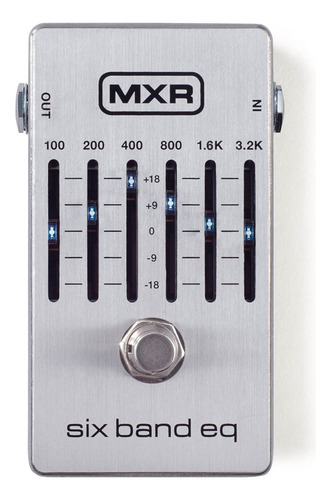 Pedal Dunlop Mxr Six Band Eq plateado