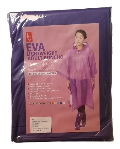 Capa Impermeable Para Lluvia / Poncho.