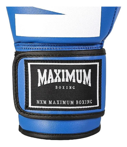 Luva De Boxe E Muay Thai Mxm Blue - Maximum Original