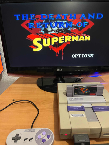 The Death And Return Of Superman Nintendo Snes (Usado)