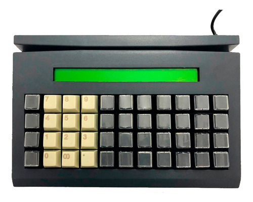 Teclado 44 Teclas Keytec Regravágel Display 2 Linhas Ps2