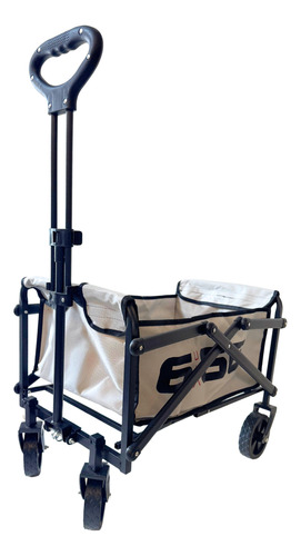 Carrito Camping Plegable Multiusos Con Manija Vagon Gris Color Gris