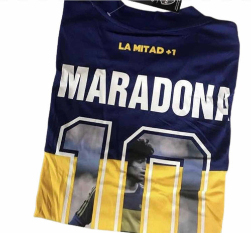 Camiseta De Boca Jrs.2021 Homenaje A Maradona Talle L Nueva