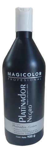 Shampoo Negro Matizador Cabello Gris Plata Gray Platina 1 Lt