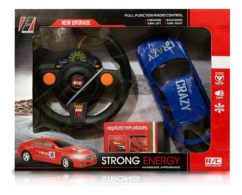 Strong Energy Auto A Radio Control Con Volante Y Luz Ck Color Multicolor