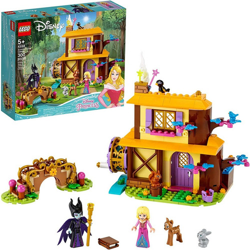 Kit de construcción Lego Disney Princess Cabaña Del Bosque De Aurora 43188