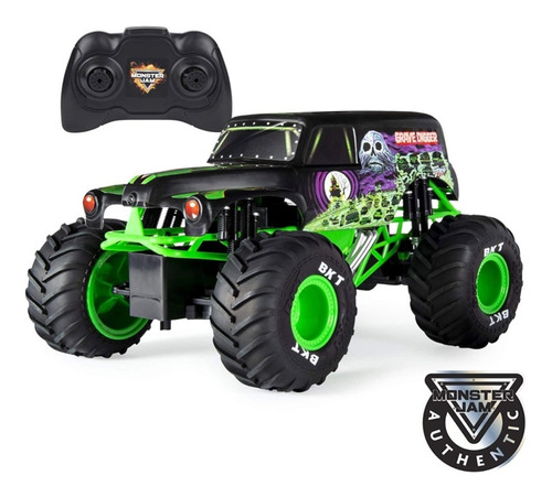 Monster Jam Rc Greve Digger Escala 1:15 Grande Original