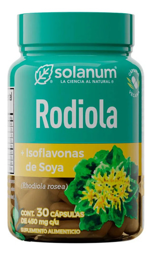 Solanum Rodiola + Isoflavonas De Soya 30 Caps Sfn