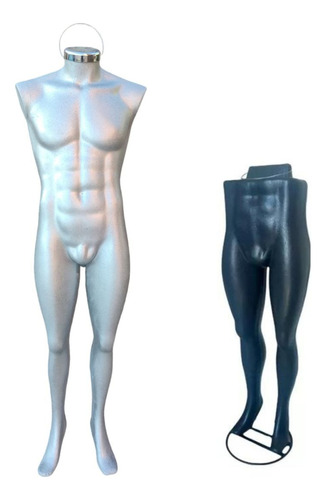 Maniqui Pantalonera Negra Hombre + Cuerpo Completo Hombre