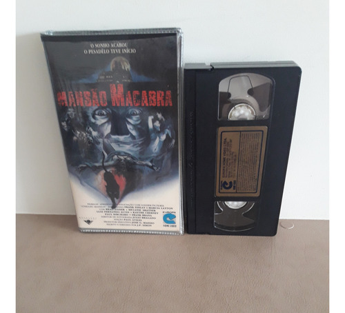 Fita Vhs Mansão Macabra - Raríssima (Usado)