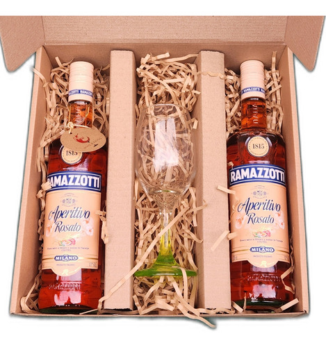 Pack Regalo Duo Ramazzotti 2 Botellas + Copa + Caja