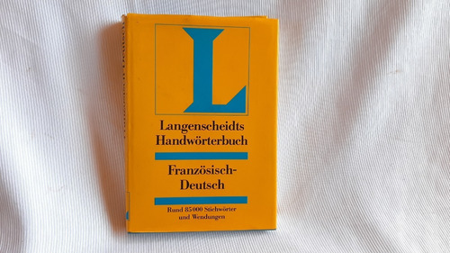 Langenscheidts Handworterbuch Franzosisch Erwin Lange Kowal