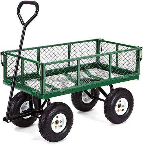 Carreta Gorilla Carts, Carreta Para Jardín Hecha De Acero Co