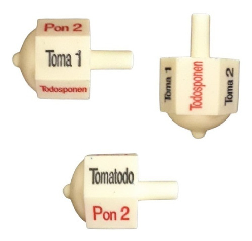 Perinola Juego Toman Todos Toma 1 Pon 2