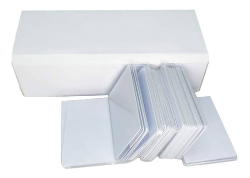 Carnet Pvc X 100 Tarjetas En Blanco 0.30 Cr80 Zebra Factura