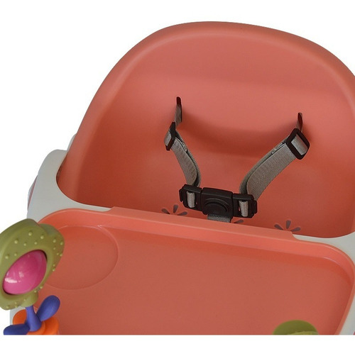 Silla De Comer Booster Coral Bebé Doble Altura Carestino