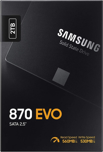 Disco Ssd Interno Samsung 2tb 870 Evo Sata Ill 2.5