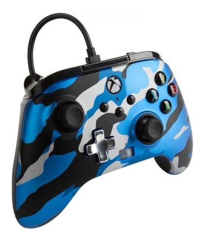 Imagen 4 de 6 de Control joystick ACCO Brands PowerA Enhanced Wired Controller for Xbox Series X|S metallic blue camo