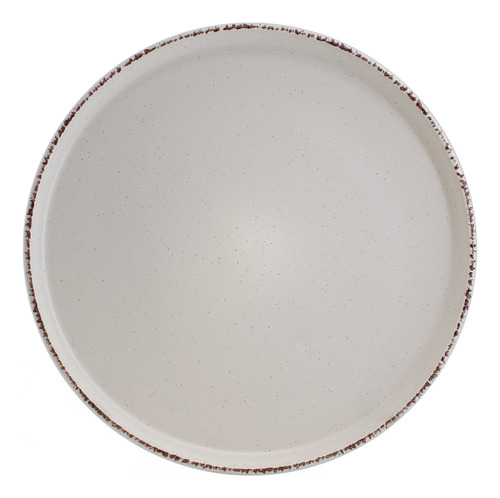 Plato Playo Morocco White Sakura Porcelana 26.5 Cm