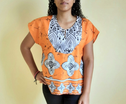 Imagem 2 de 5 de Blusa Bata Feminina Tecido Sandra