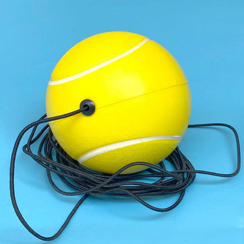 4 Pelota De Entrenamiento De Tenis Elástica Con Cordón