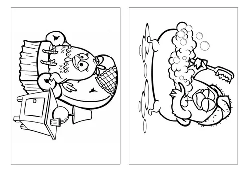 Kit 100 Desenhos Para Pintar E Colorir - Tema Meninas - Folha A4 ! 2 Por  Folha! - #0017