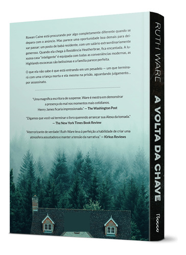 Livro A Volta Da Chave Se Ela Não É Culpada... Então Quem É? Ruth Ware Edição 1 Ano 2023 Em Português Editora Rocco