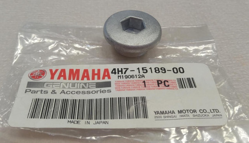 Tapon De Aceite Yamaha Yfm700r Cod. 4h7-15189-00