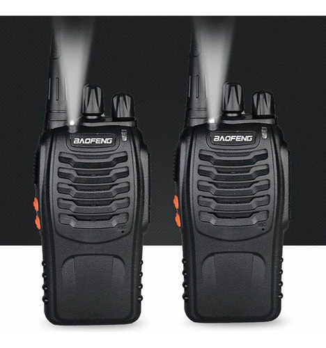 2 Radios Uhf Baofeng Bf-888s Con Auricular, Juego De 2 Manos