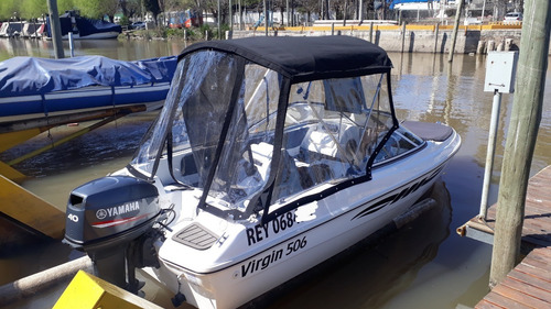 Lancha Con Yamaha 40hp 2t (80hs) Arranq Eléct Sin Power Trim