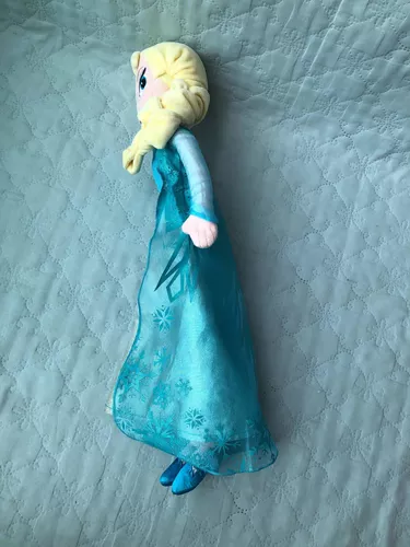 Elsa Frozen 50cm Disney Store Boneca Tecido Original