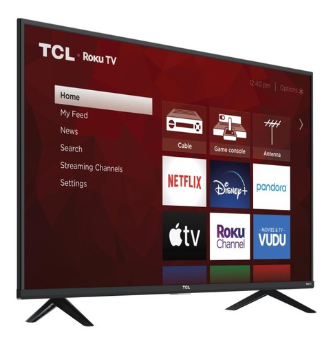 Pantalla Tcl 43s431 43 PuLG Class 4k (2160p) Roku Smart Tv (Reacondicionado)