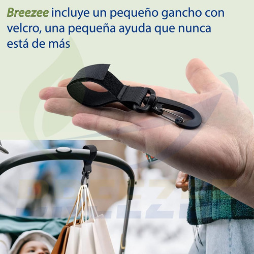 Gancho Mosquetón Multiusos Xl Incluye Mini Gancho Para