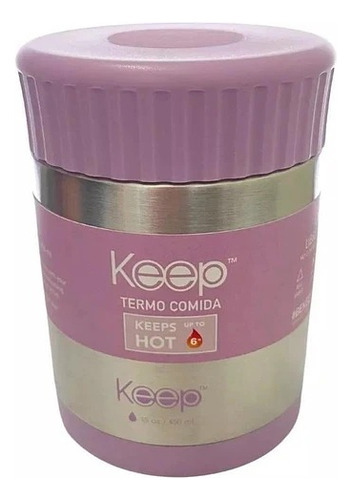 Termo De Comida Keep Acero Inox 450 Ml