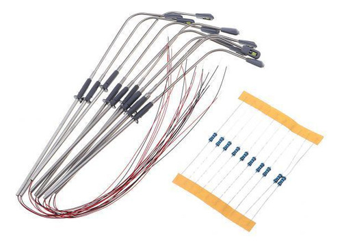 3 X 10pcs Modelo Lámpara Luz Para Tren Ferroviario Modelos